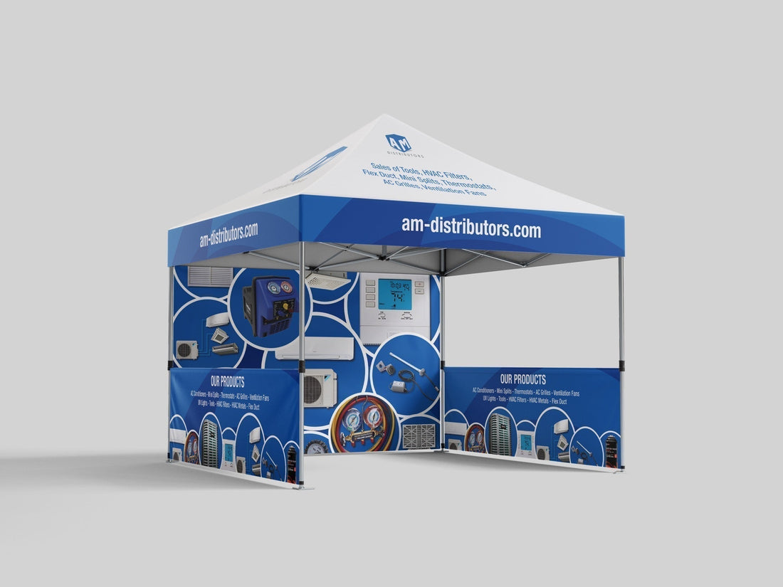 Elevate Your Brand with a Fully Custom Printed Tent