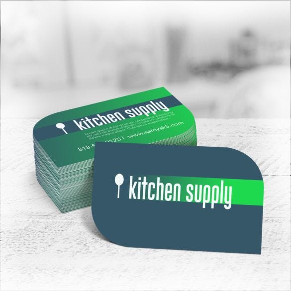Wholesale full-color leaf business cards