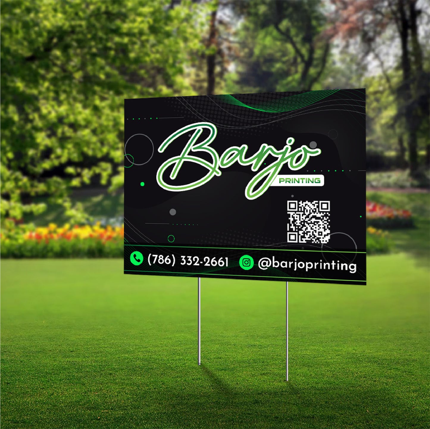 Custom Yard Sign 24 x 18 in