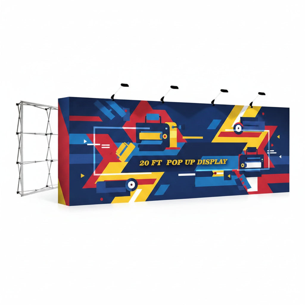 20x8 Pop Up Display Stand - main graphic