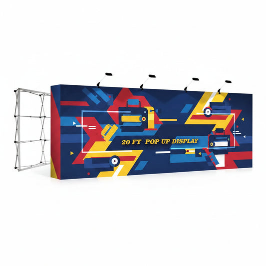 20x8 Pop Up Display Stand - main graphic