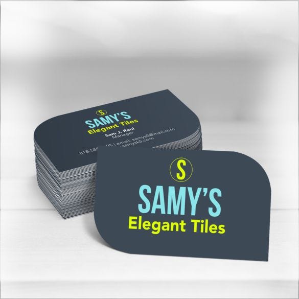 Custom wholesale leaf business cards