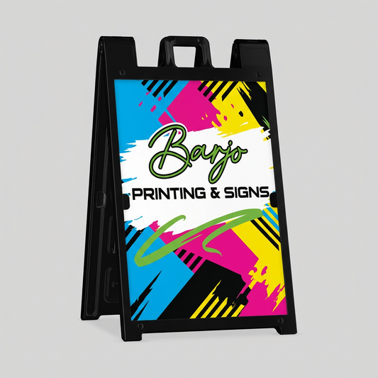 Custom promotional A-Frame