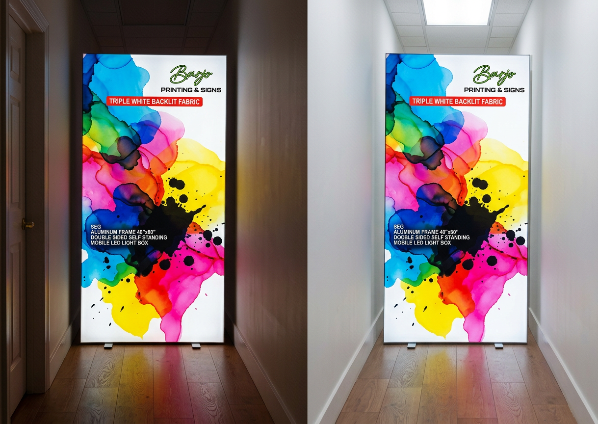 Light Box 40"x80" Single Sided