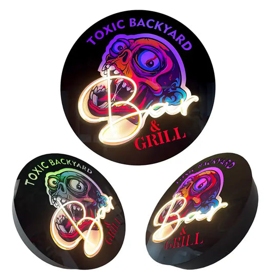 Double Layered Lightbox with Neon - Barjo Printing & Signs