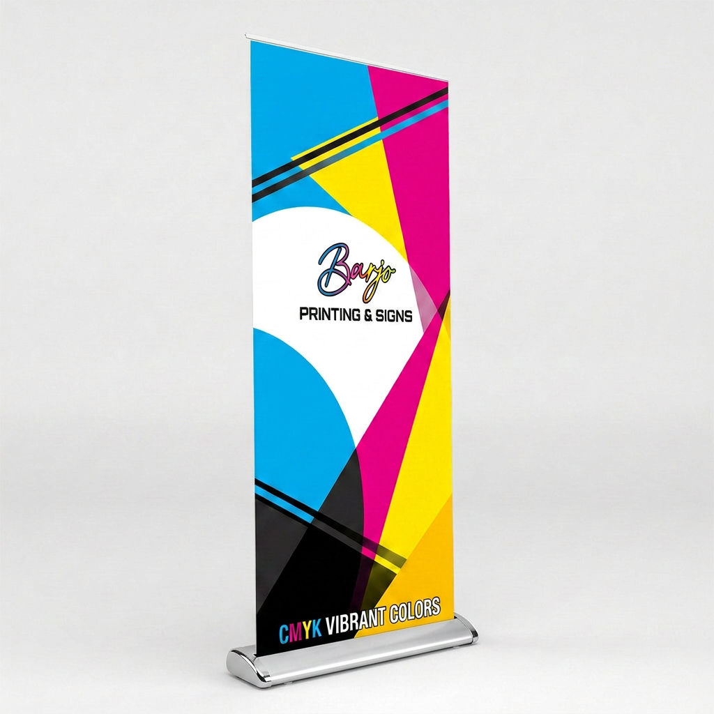 Roll Up Banner, smooth vinyl.
