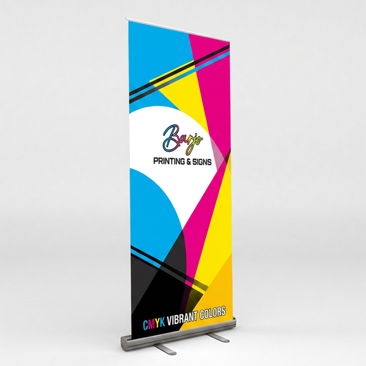 Banner retractable de vinil suave