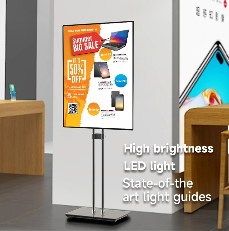 Super Slim Display Stand Lightbox - Barjo Printing & Signs