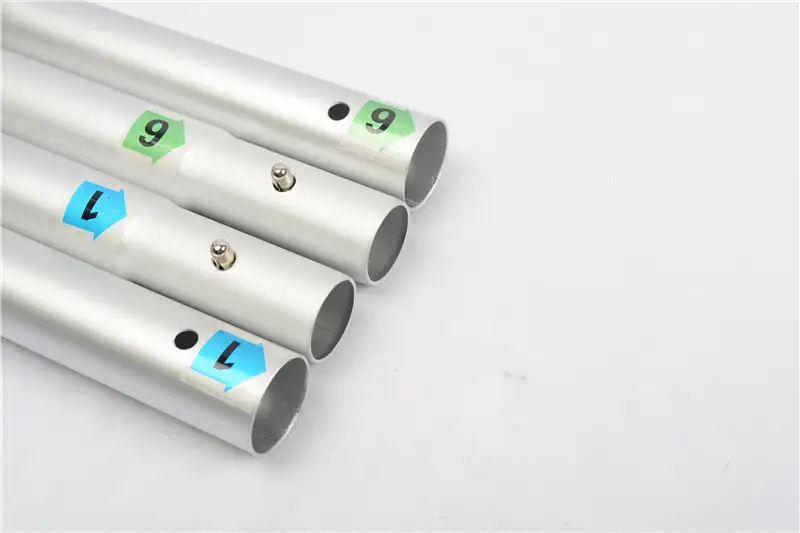 Base tubular con banner de tela EuroFit de 8x8 pies