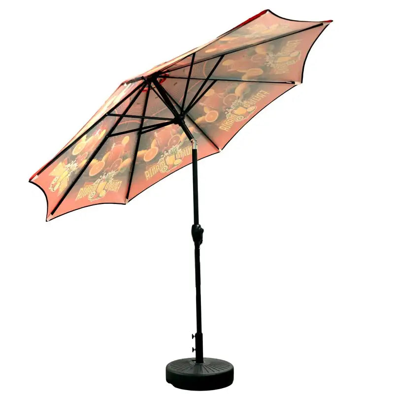 Custom Large Outdoor Umbrella - tilt angle