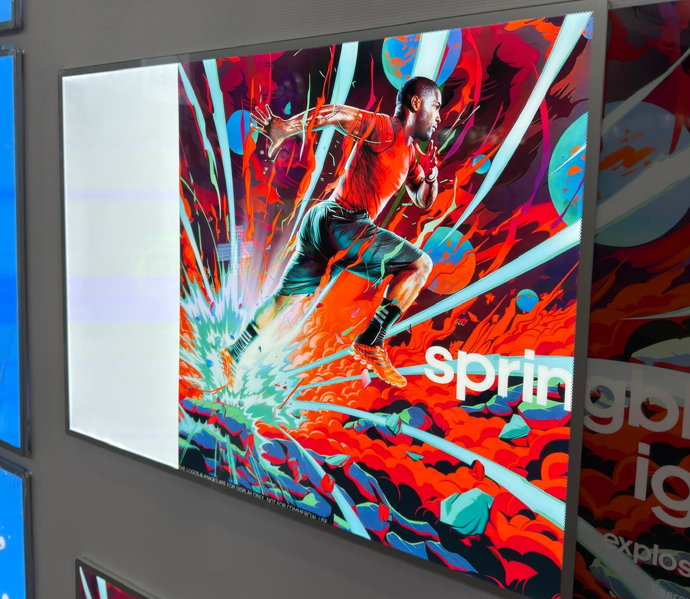 Super Slim Wall Lightbox - Barjo Printing & Signs